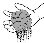 Illustration of loose soil consistence.