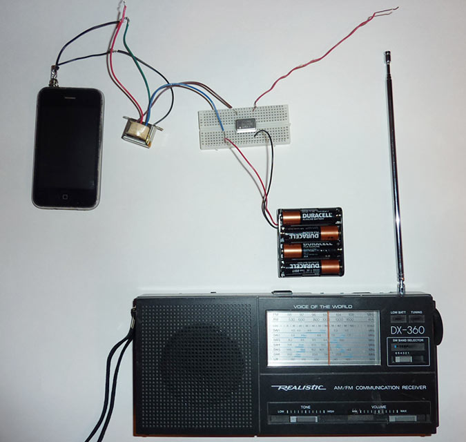 Power AM Radio Transmitter Circuit Diagram
