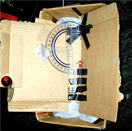 Barbecue sparker experimental apparatus.