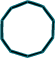 Illustration of base of dome, using 10 long tubes.