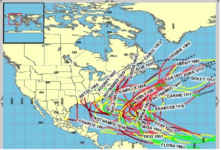 NOAA Hurricane Tracks screenshot