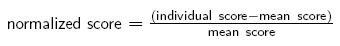 normalization equation