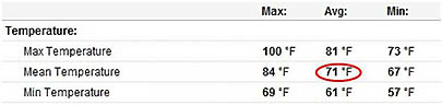 Daily Summary Table