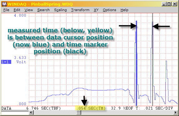 screenshot 3 of 3 of WinDAQ Waveform Browser software interface