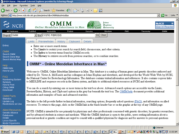 Genomics Science Project  Idea - NCBI