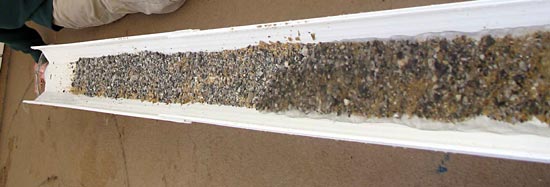 Environmental Engineering  Science Project sand topped with a layer of fine gravel in the extender