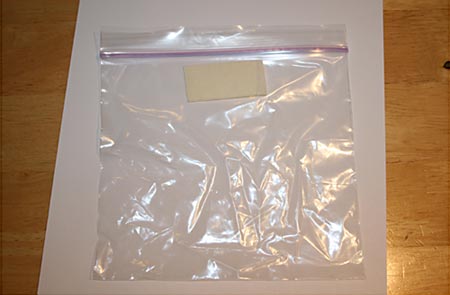 Physics Science Project plastic bag reinforced with tape