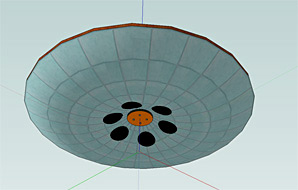 Aerodynamics Science Project Hovercraft base with inflated skirt