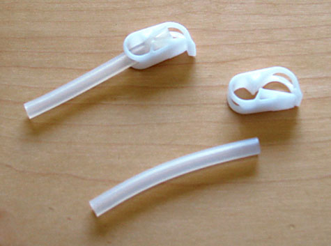 Environmental Engineering Science Project short tubing and clips for constructing the plugs.