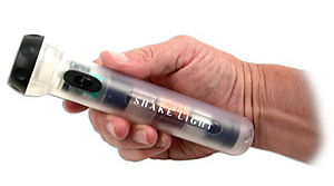 Shake N' Light in hand