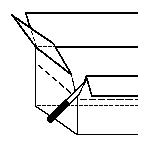 Cutting and folding the inner box to the proper height.