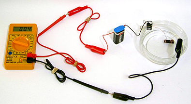 Electrolyte conductivity circuit chemistry science project