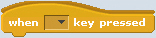when key pressed Scratch block icon
