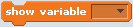 show variable Scratch block icon