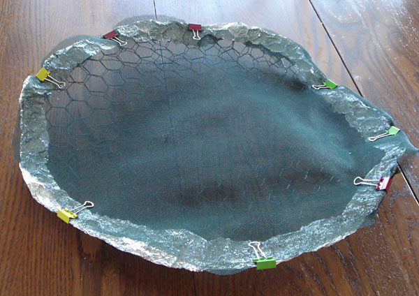 Energy Science Project Chicken wire and mesh false bottom.