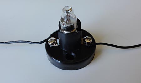 Bulb and base.
Photography science project