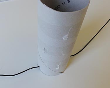 Tube over bulb and base.
Photography science project