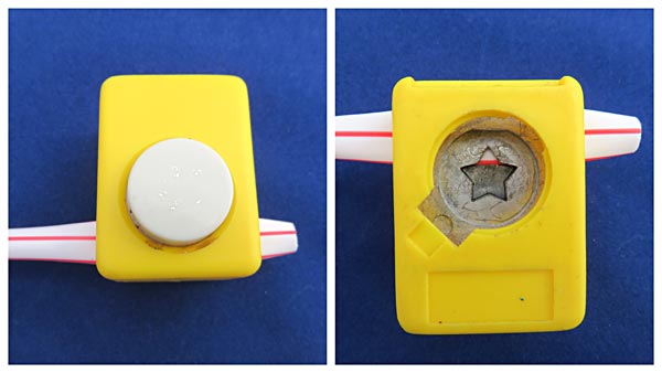 Using scrap booking hole punch to make notch in a straw for a drinking straw robot hand engineering project
Robotics science project