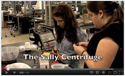 Video on Sally centrifuge video. .