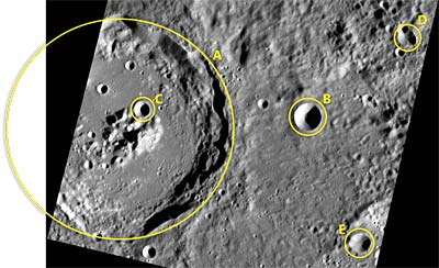 Detail from a Narrow Angle Camera image taken by MESSENGER
Astronomy science project