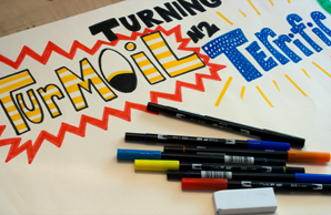 Turning Turmoil into Terrific / Science Fair Project Display Board for parents