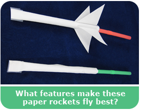 Paper Rockets Family Science Activity