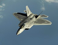 Lockheed Martin F-22 raptor airplane