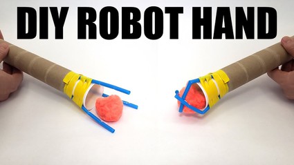 Grasping with Straws: Make a Robot Hand Using Drinking Straws