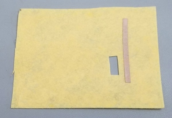 Cutting hole for capacitor in VCC Patch. 