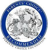 Logo for the Parents' Choice Recommended from the Parents' Choice Foundation