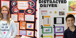Science fair project display boards