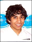 Photo of Vinnie Ramesh a semifinalist in the 2008 Intel Science Talent Search