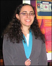 Photo of Janelle Schlossberger a former finalist in Siemens competition