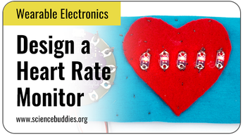 Wearable Science Project: Wearable Heart Rate Monitor with LED lights