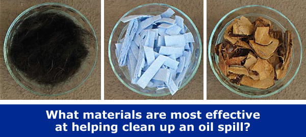 Explore how sorbents help with environmental cleanup after an oil spill / Hand-on STEM experiment