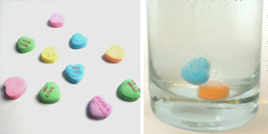 Candy Valentine's Day science activity
