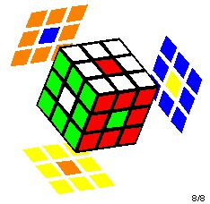 Rubik's Cube with a six center spots pattern