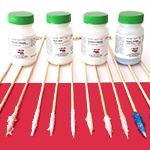 Image of the materials included in Rainbow Fire science kit