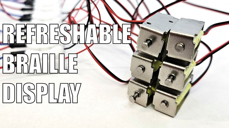 Build a Refreshable Braille Display with Arduino | Science Project