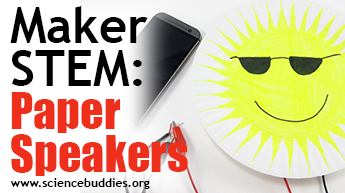 Makerspace STEM: Example of paper speakers activity