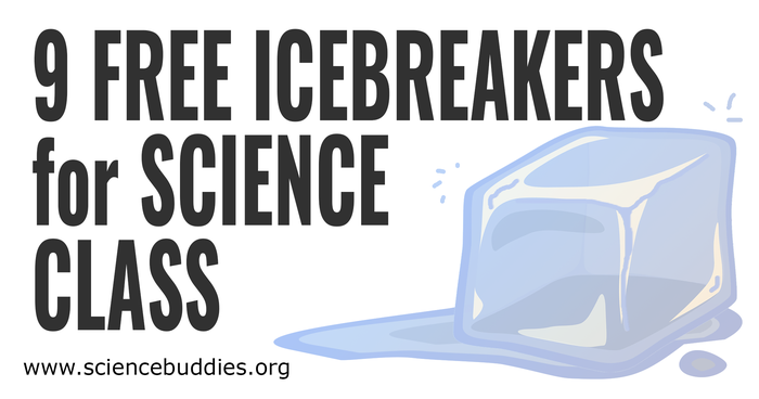 Icecube that is breaking and melting to represent icebreaker activities for science class