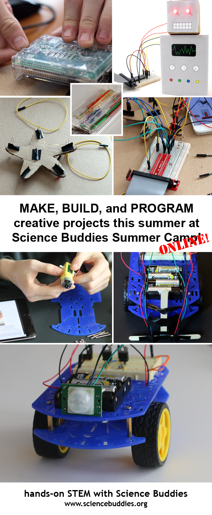 Science Buddies Online Summer STEM Camp / New Online Summer STEM Camp