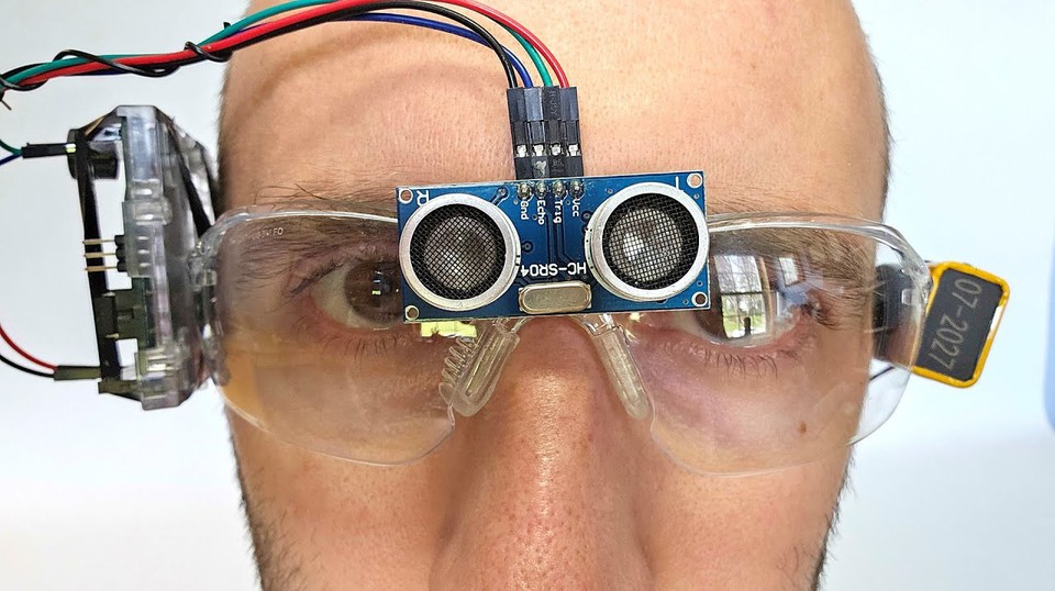 Arduino Obstacle-Detecting Glasses with Ultrasonic Sensor | Science Project