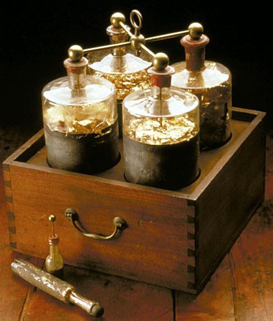 Picture of a Leyden jar