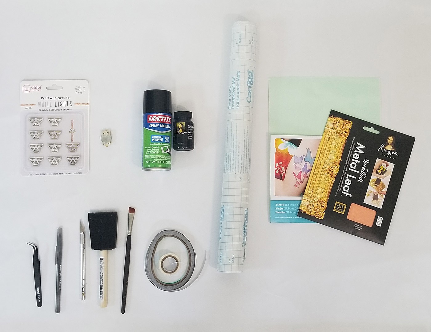 Materials required to make on-skin wearable circuit