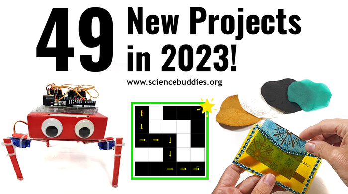 Walking robot, maze AI, and seaweed fabric from 49 projects added in 2023