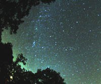 Perseids meteor from 2007