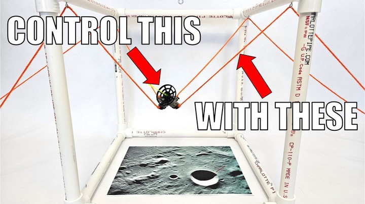 Cable-Driven Spacecraft Motion Simulator with PVC Pipe | Science Project