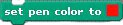 Cropped screenshot of a set pen color block in the program Scratch