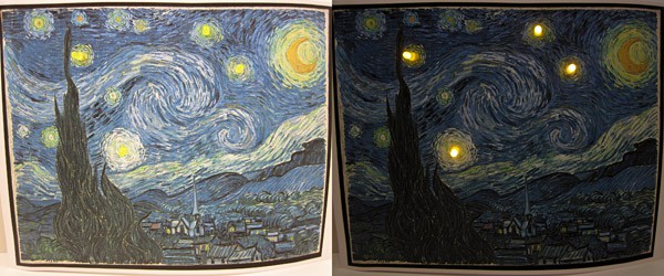 raspberry pi starry night painting